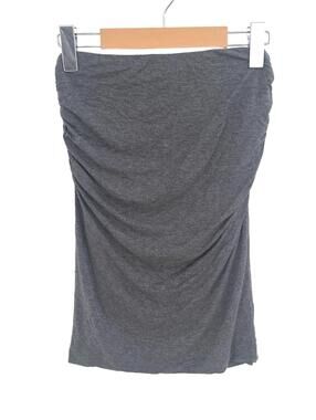 Aerie Grey Ruched Tube top  - Small